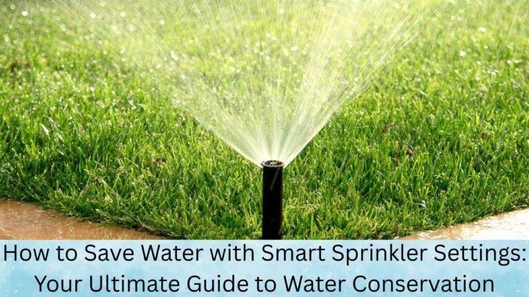 How to Save Water with Smart Sprinkler Settings: Your Ultimate Guide to Water Conservation