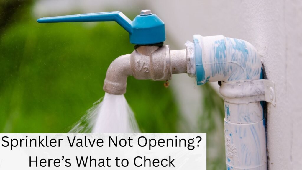 Sprinkler Valve Not Opening? Here’s What to Check 1 Sprinkler Valve Not Opening? Here’s What to Check