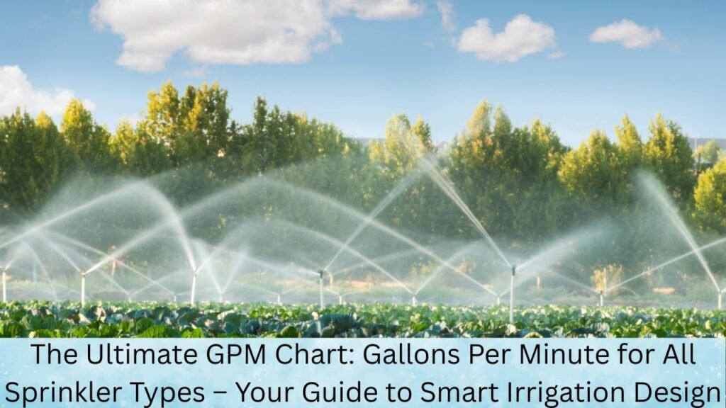 Sprinkler GPM Chart: Find The Right Flow Rate For Your Lawn