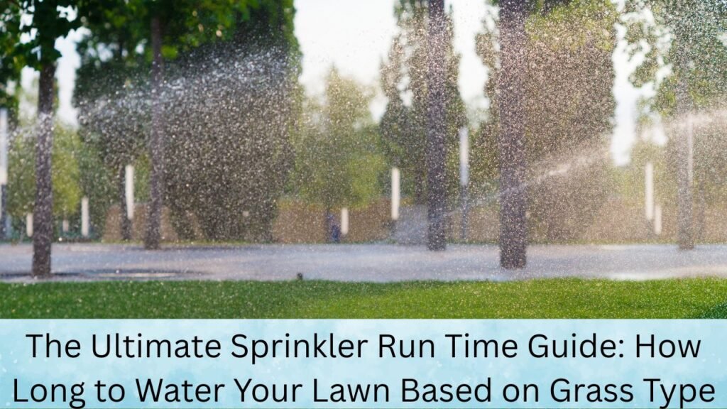 The Ultimate Sprinkler Run Time Guide: How Long to Water Your Lawn Based on Grass Type 1 The Ultimate Sprinkler Run Time Guide: How Long to Water Your Lawn Based on Grass Type