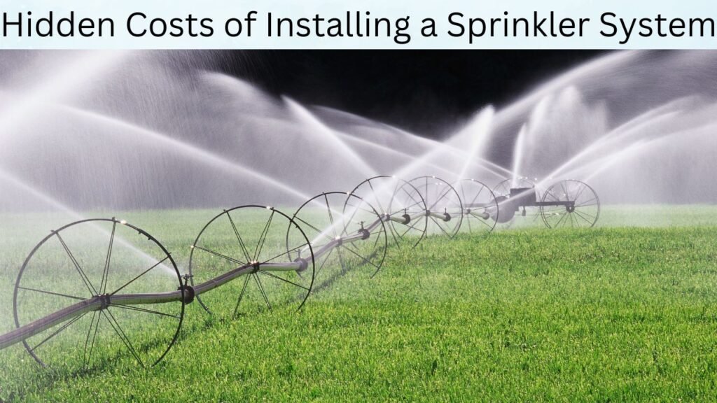 Hidden Costs of Installing a Sprinkler System (Digging, Permits, Repairs) 1 Hidden Costs of Installing a Sprinkler System