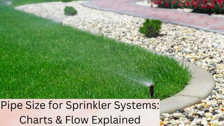 Pipe Size for Sprinkler Systems: Charts & Flow Explained