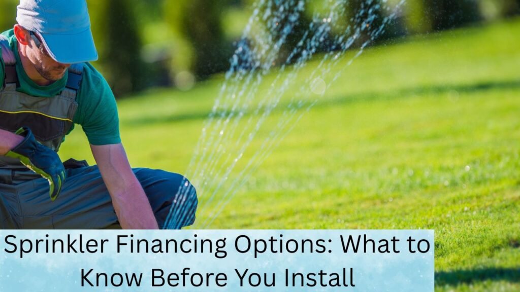 Sprinkler Financing Options: What to Know Before You Install 1 Sprinkler Financing Options: What to Know Before You Install