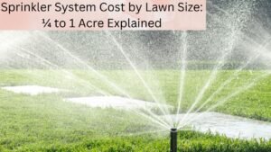 Sprinkler System Cost by Lawn Size: ¼ to 1 Acre Explained
