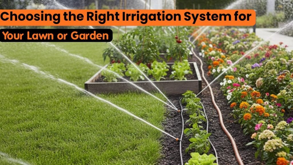 Drip or Sprinkler? Choosing the Right Irrigation System for a Healthier Lawn & Garden 1 Choosing the Right Irrigation System for Your Lawn or Garden