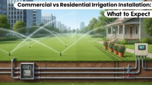 Commercial vs Residential Irrigation Installation: What to Expect Before You Spend a Dollar