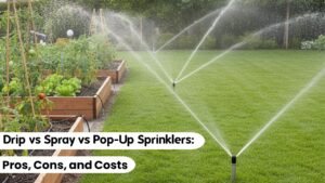 Drip vs Spray vs Pop-Up Sprinklers: Pros, Cons, and Costs
