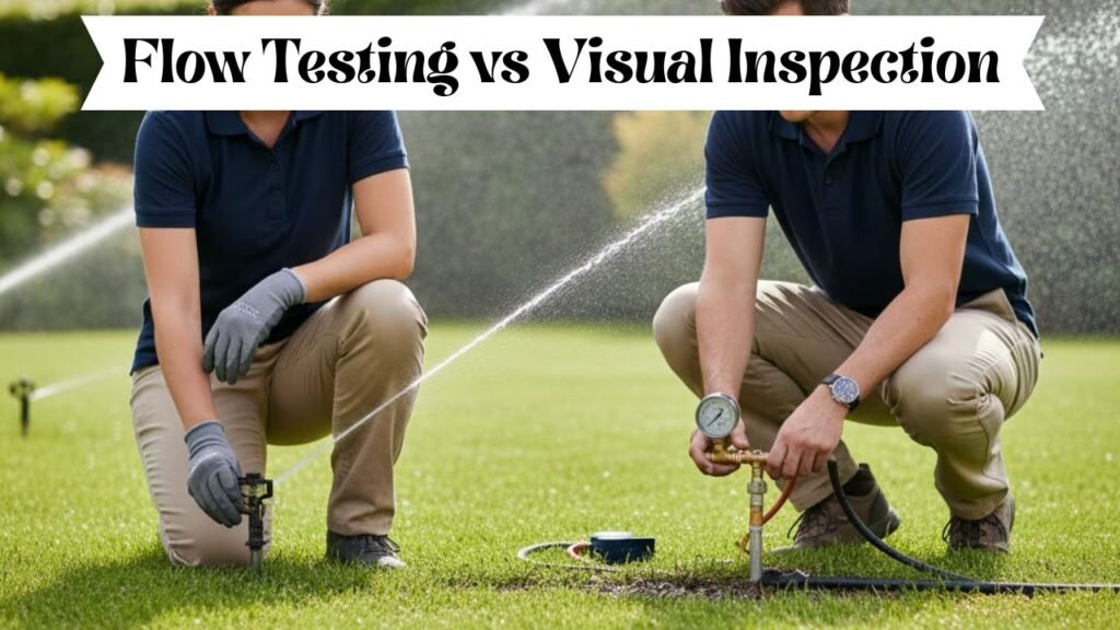 Flow Testing vs Visual Inspection for Sprinkler Repairs 1 Flow Testing vs Visual Inspection for Sprinkler Repairs