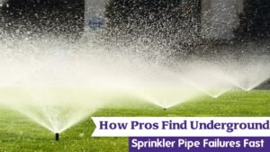 How Pros Find Underground Sprinkler Pipe Failures Fast