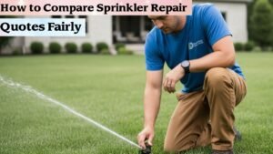 How to Compare Sprinkler Repair Quotes Fairly