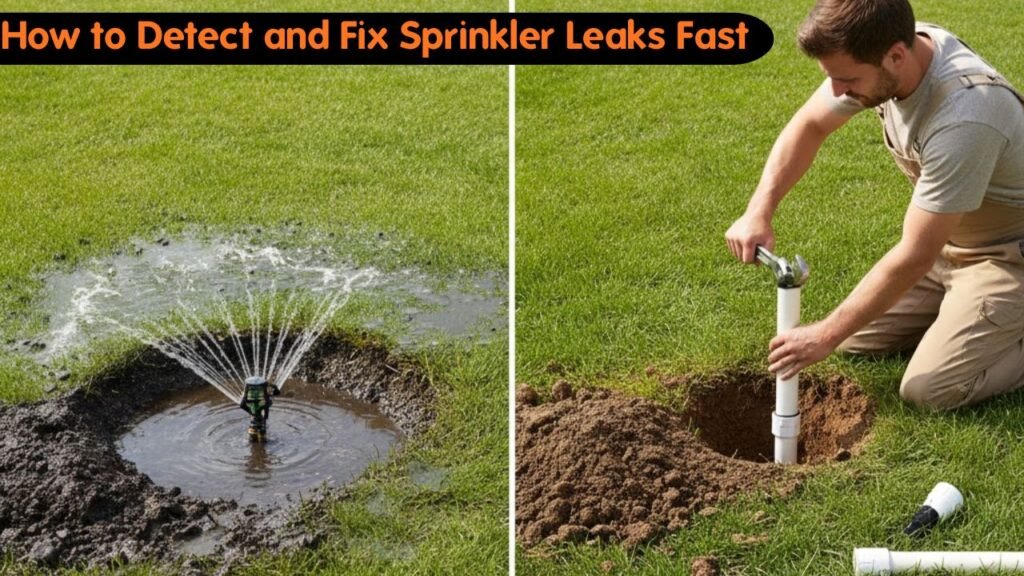 How to Detect and Fix Sprinkler Leaks Fast