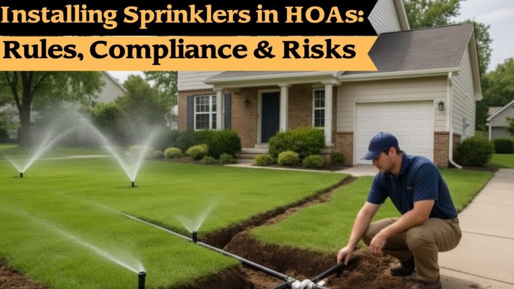 Installing Sprinklers in HOAs: Rules, Compliance & Risks