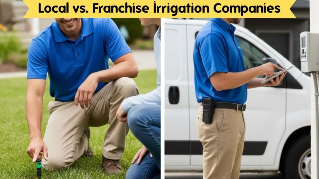 Local vs. Franchise Irrigation Companies: Pros, Cons & Expert Guide 1 Local vs. Franchise Irrigation Companies: Pros, Cons & Expert Guide