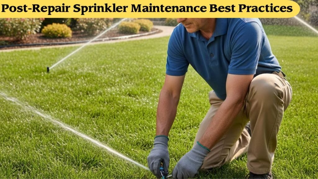 Post-Repair Sprinkler Maintenance Best Practices