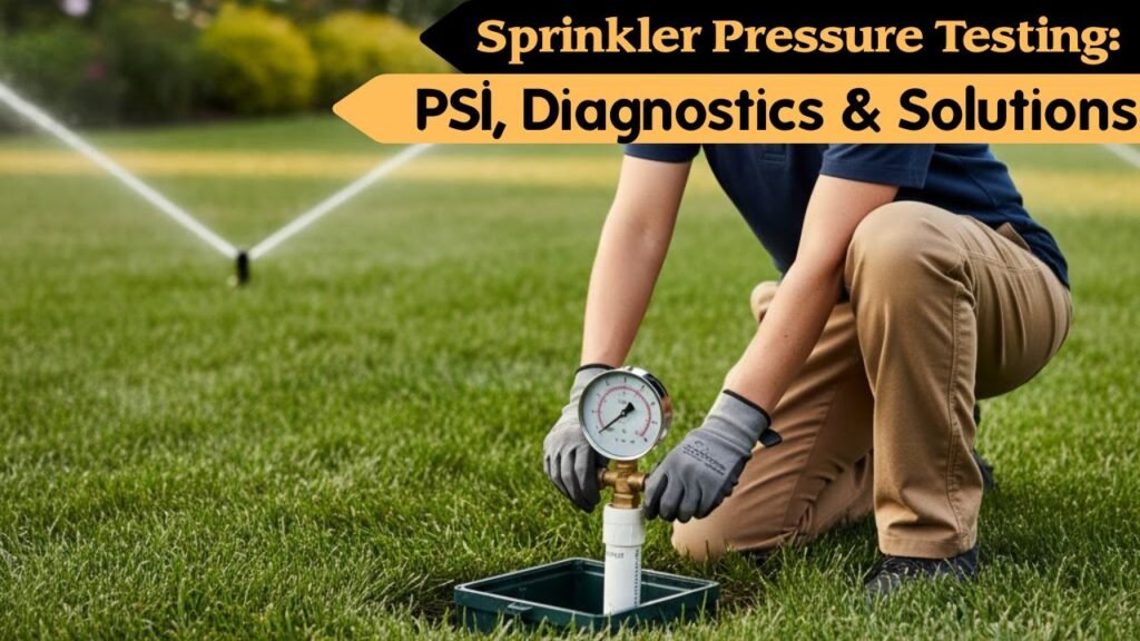 Sprinkler Pressure Testing: PSI, Diagnostics & Solutions 1 Sprinkler Pressure Testing: PSI, Diagnostics & Solutions
