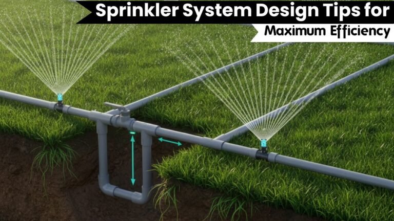 Sprinkler System Design Tips for Maximum Efficiency