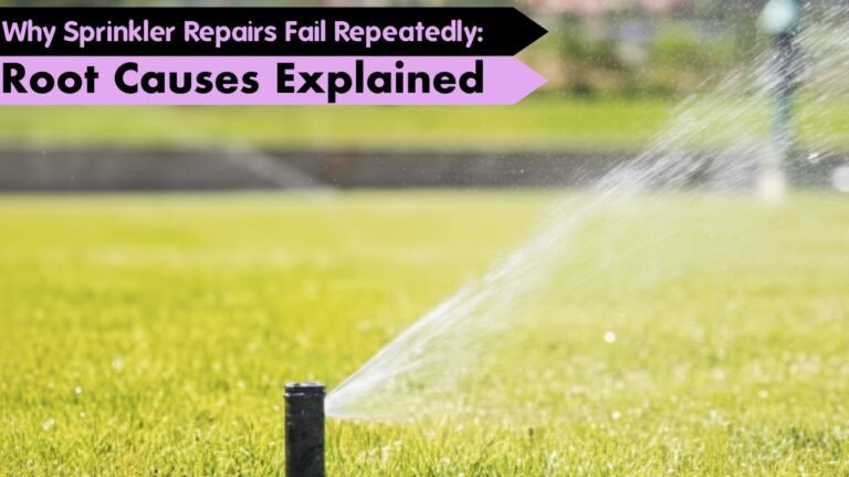Why Sprinkler Repairs Fail Repeatedly: Root Causes Explained