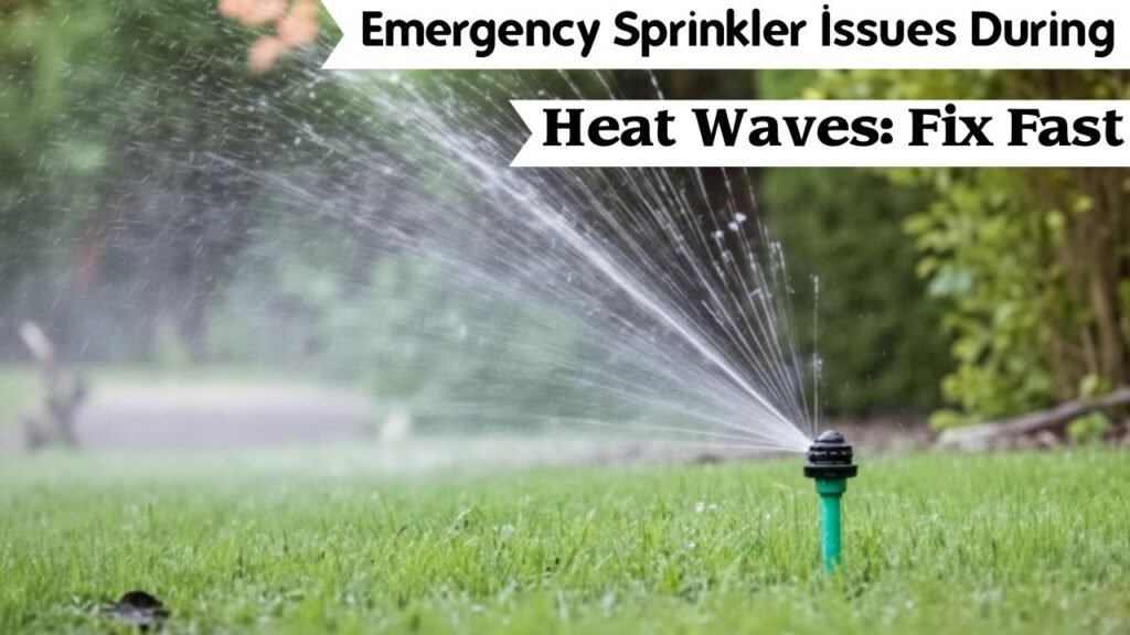 Emergency Sprinkler Issues During Heat Waves: Fix Fast 1 Emergency Sprinkler Issues During Heat Waves: Fix Fast