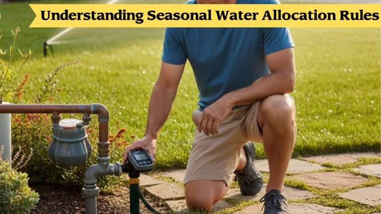 Understanding Seasonal Water Allocation Rules: Avoid Fines & Optimize Budgets