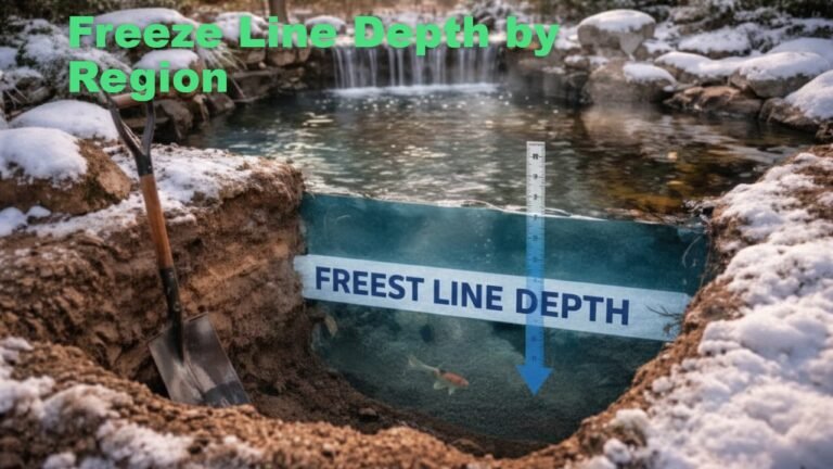 Freeze Line Depth by Region