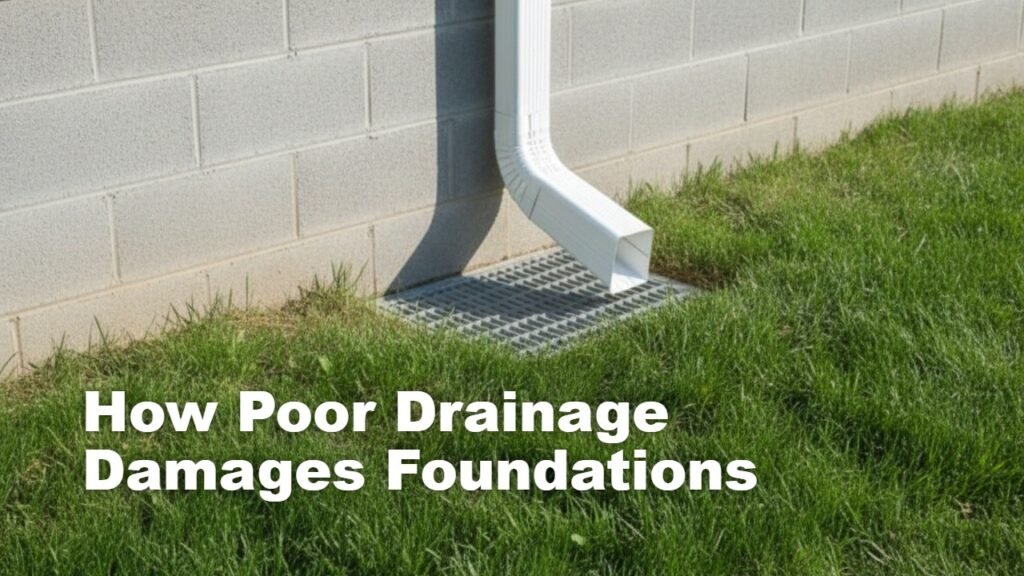 How Poor Drainage Damages Foundations: Complete Guide for Homeowners 1 Current image: How Poor Drainage Damages Foundations Complete Guide for Homeowners