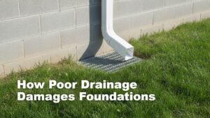 How Poor Drainage Damages Foundations: Complete Guide for Homeowners 3 How Poor Drainage Damages Foundations Complete Guide for Homeowners