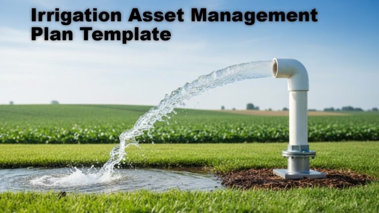 Irrigation Asset Management Plan Template