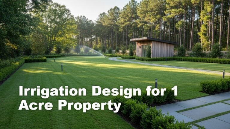 Irrigation Design for 1 Acre Property and Larger Landscapes