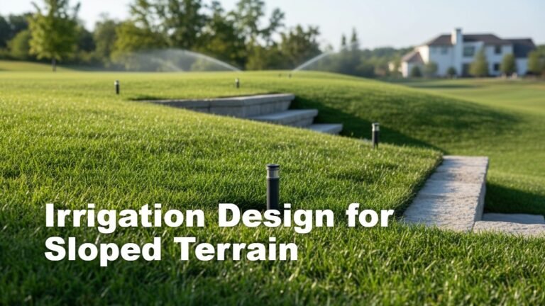 Irrigation Design for Sloped Terrain