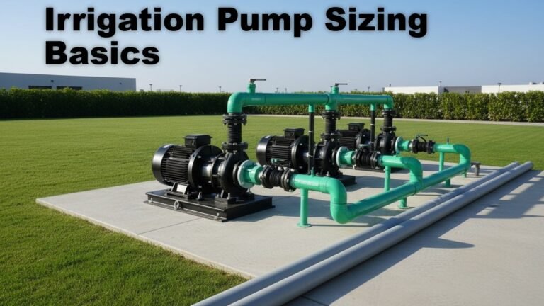 Irrigation Pump Sizing Basics: Powerful Sizing Steps