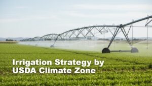 Irrigation Strategy by USDA Climate Zone