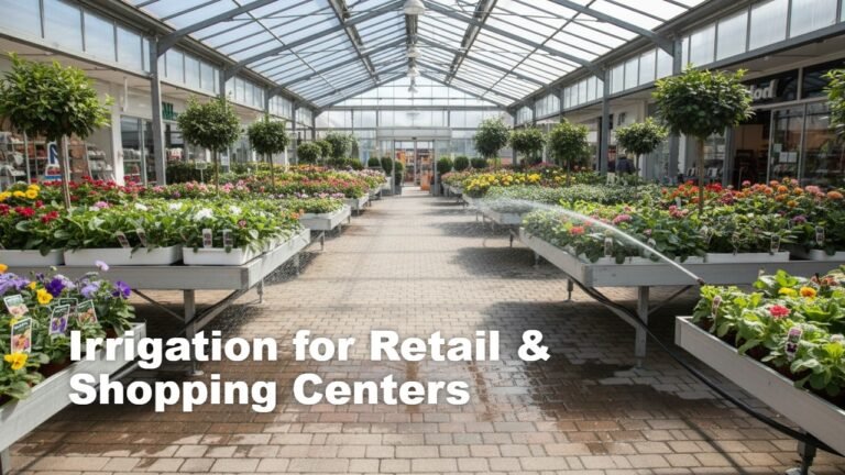Irrigation for Retail & Shopping Centers