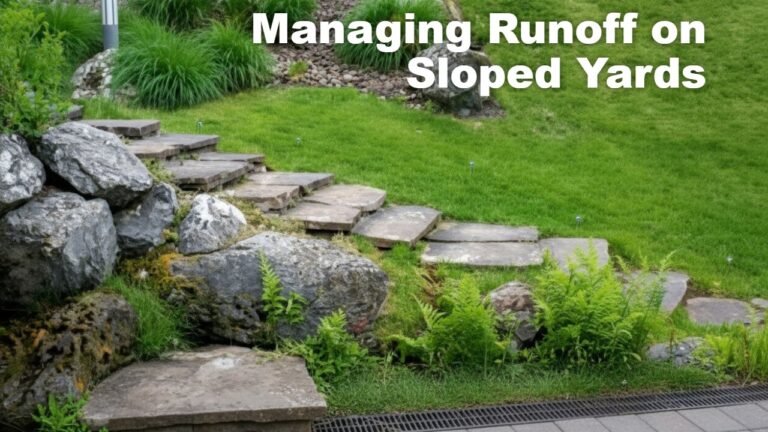 Managing Runoff on Sloped Yards