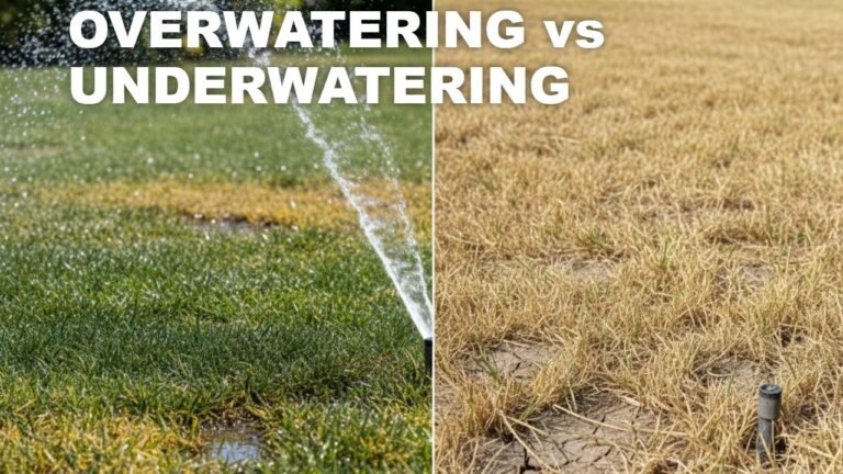 Overwatering vs Underwatering: A Visual Diagnosis Guide for Lawns