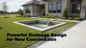 Powerful Drainage Design for New Construction Tips