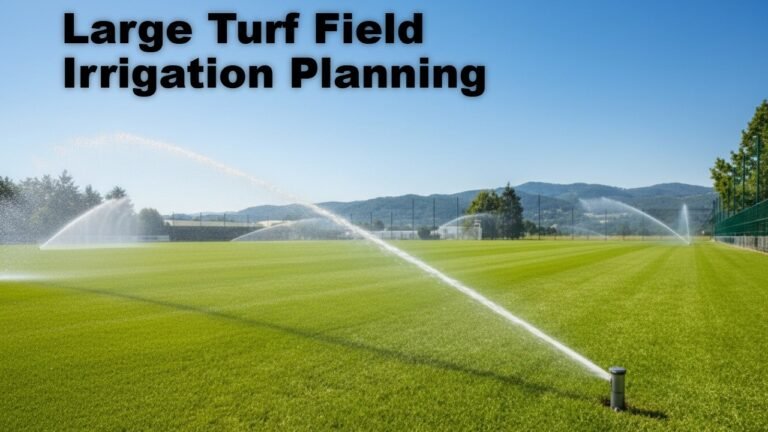 Powerful Large Turf Field Irrigation Planning Tips