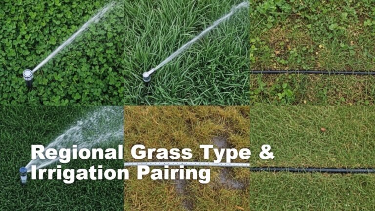 Regional Grass Type & Irrigation Pairing