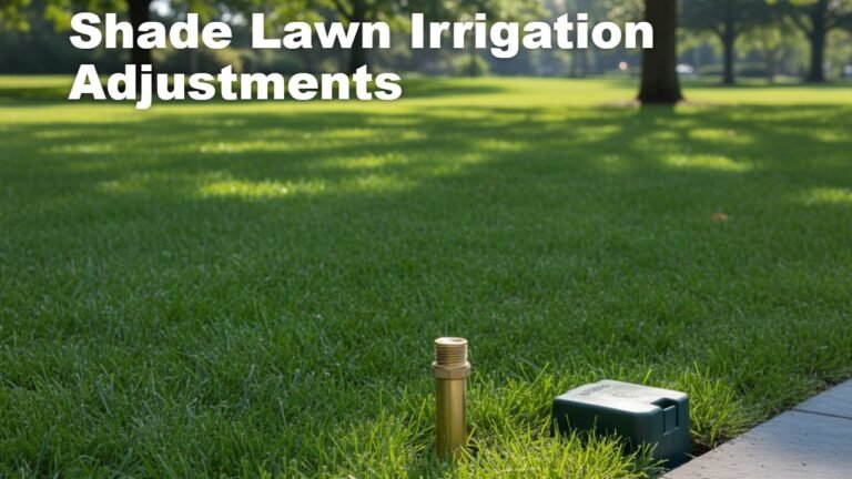 Shade Lawn Irrigation Adjustments: Critical Fixes for Healthier Turf