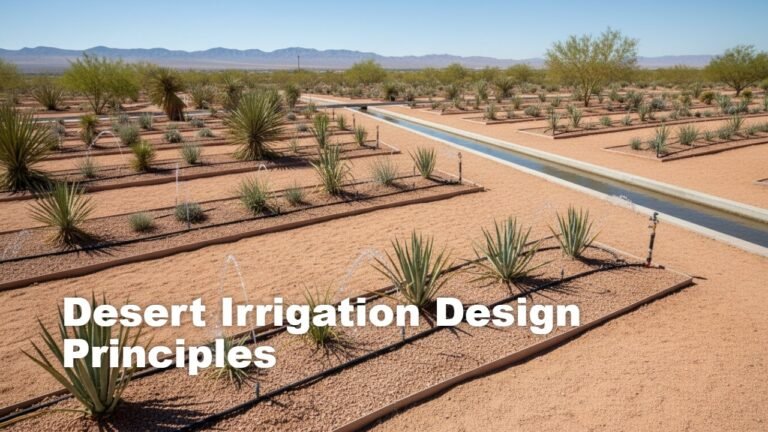 Smart Desert Irrigation Design Principles Guide