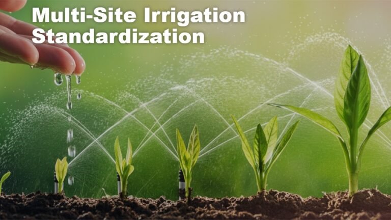 Smart Multi-Site Irrigation Standardization Strategies