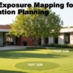 Sun Exposure Mapping for Irrigation Planning