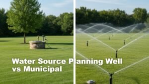 Water Source Planning Well vs Municipal for Irrigation Systems