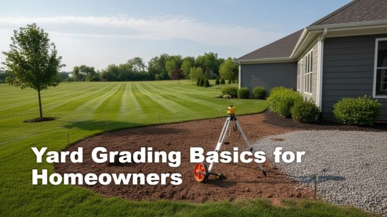 Yard Grading Basics for Homeowners