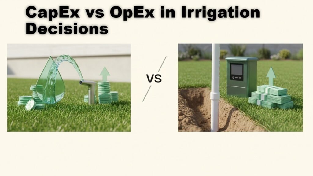 CapEx vs OpEx in Irrigation Decisions for Smarter Budgeting 1 Current image: CapEx vs OpEx in Irrigation Decisions for Smarter Budgeting